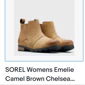 Brand new Sorel camel Chelsea boot size 10